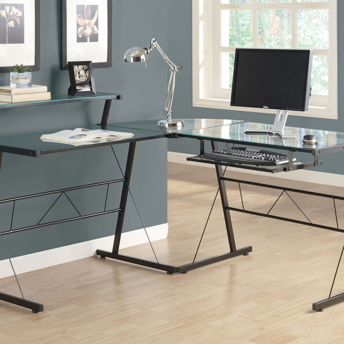Computer Desk, Home Office, Corner, L Shape, Laptop, Durable Construction