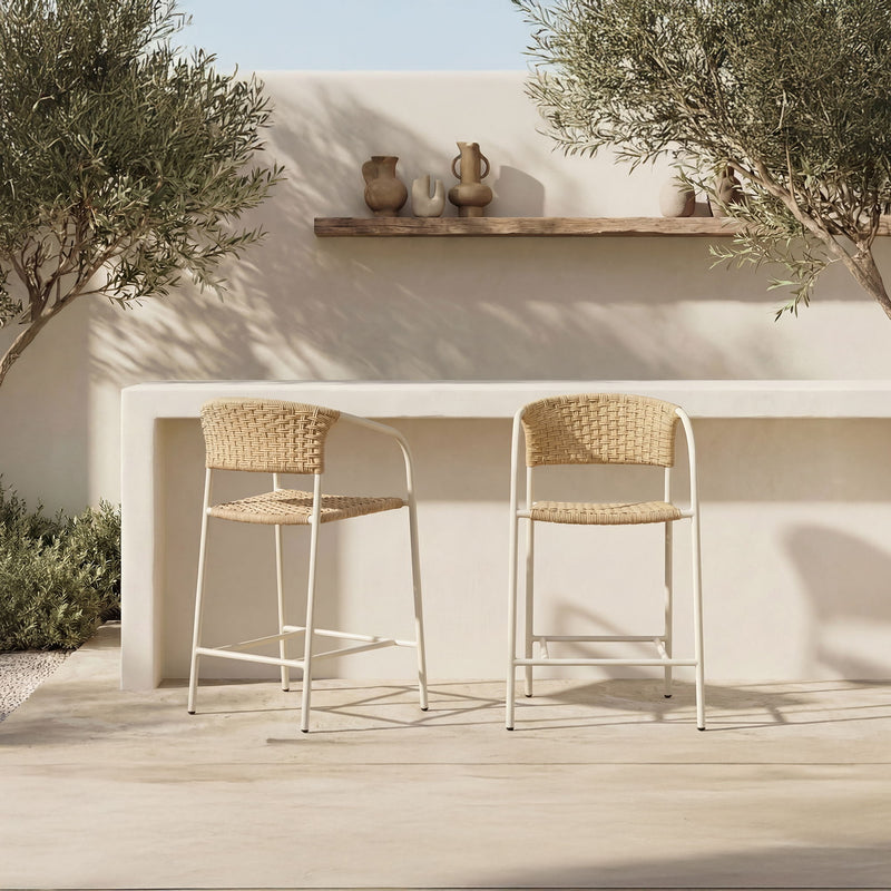 Zola - Outdoor Bar Stool - Natural