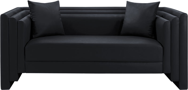 Everett - Vegan Leather Upholstered Loveseat