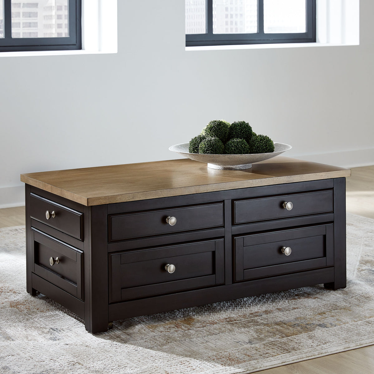 Drazmine - Lift Top Cocktail Table - Brown