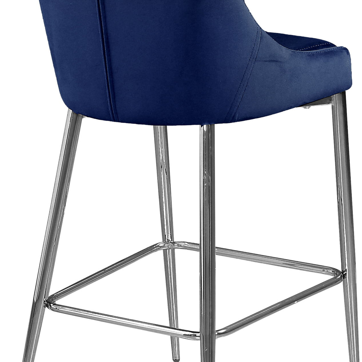 Karina - Stool with Chrome Legs (Set of 2)