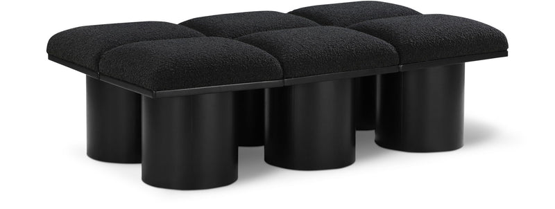 Pavilion - 6 Piece Modular Bench With Black Base
