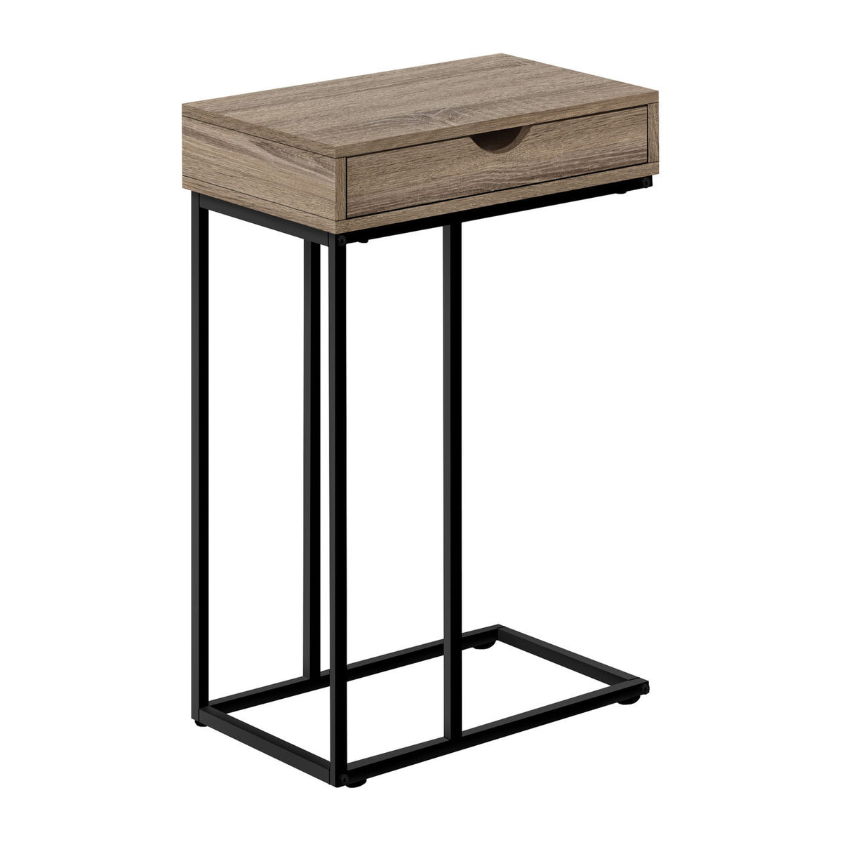 Accent Table, C - Shaped Contemporary & Modern Versatile Design