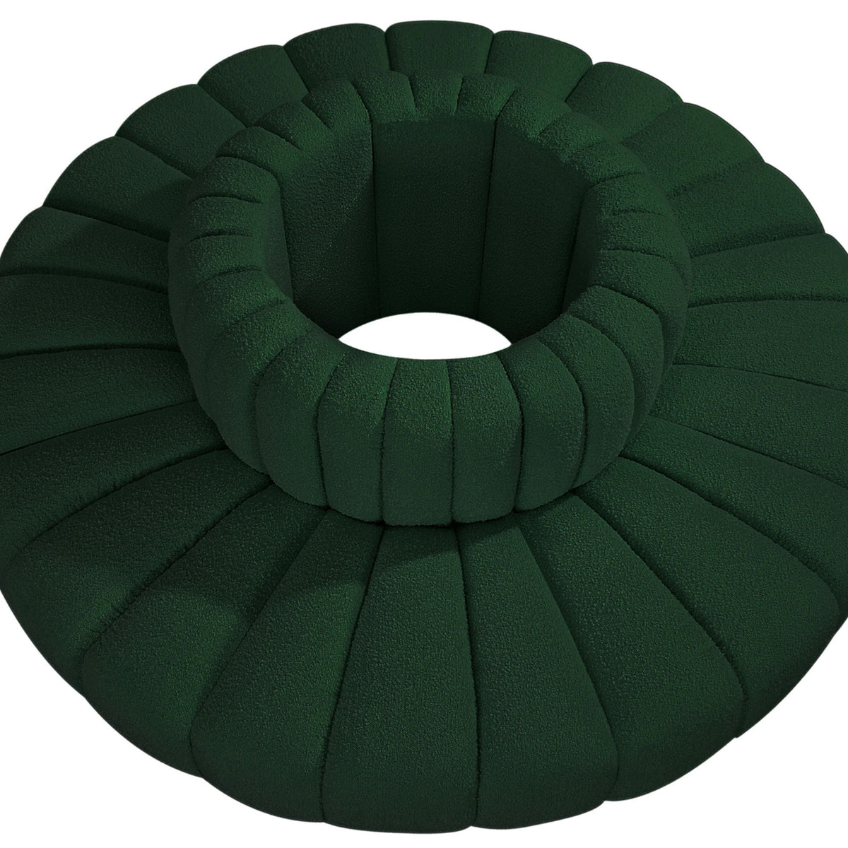 Arc - Boucle Fabric 8 Piece Round Modular Sofa