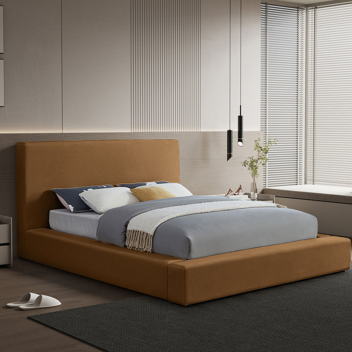 Dorian - Velvet Upholstered Bed