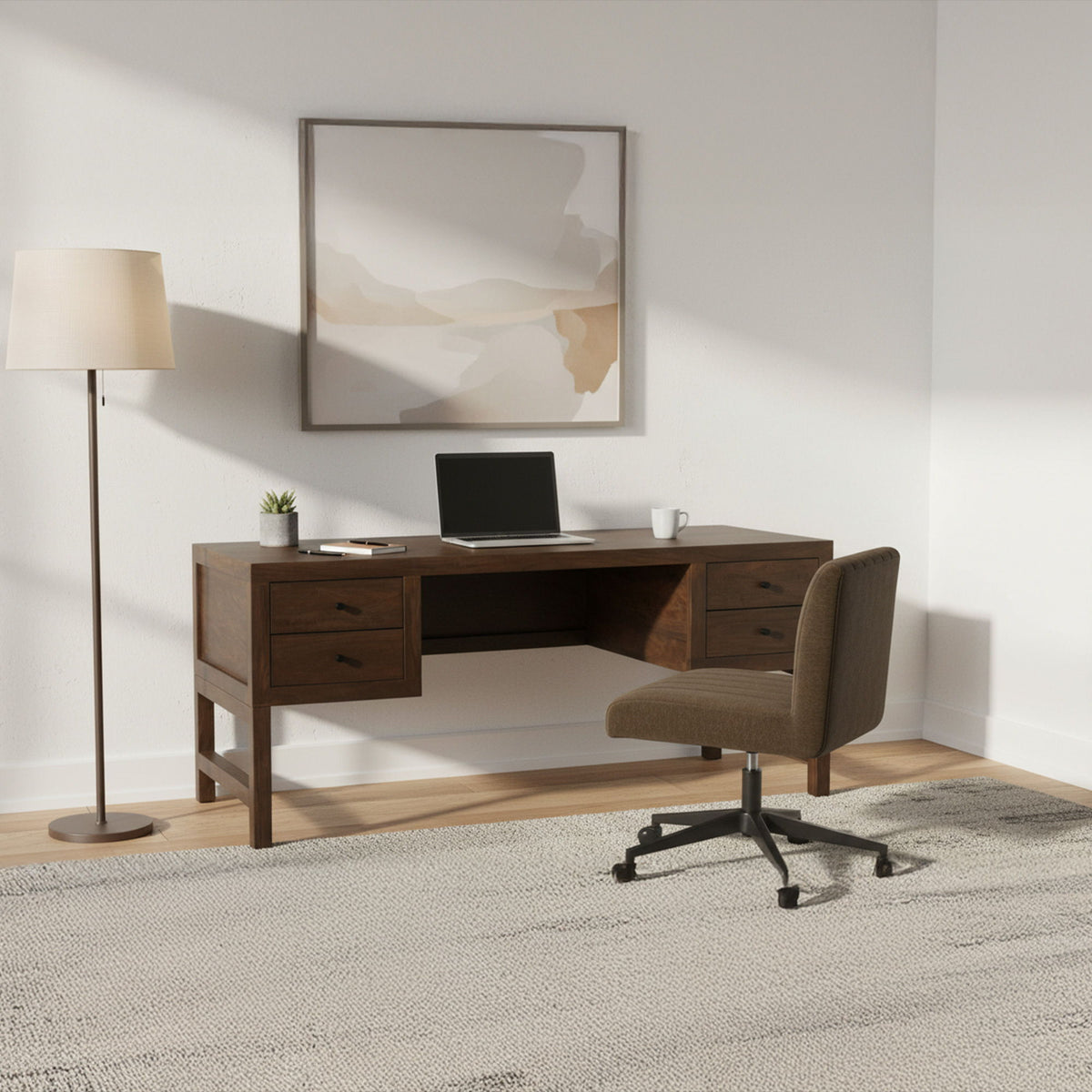 Windsor - Desk - Dark Brown