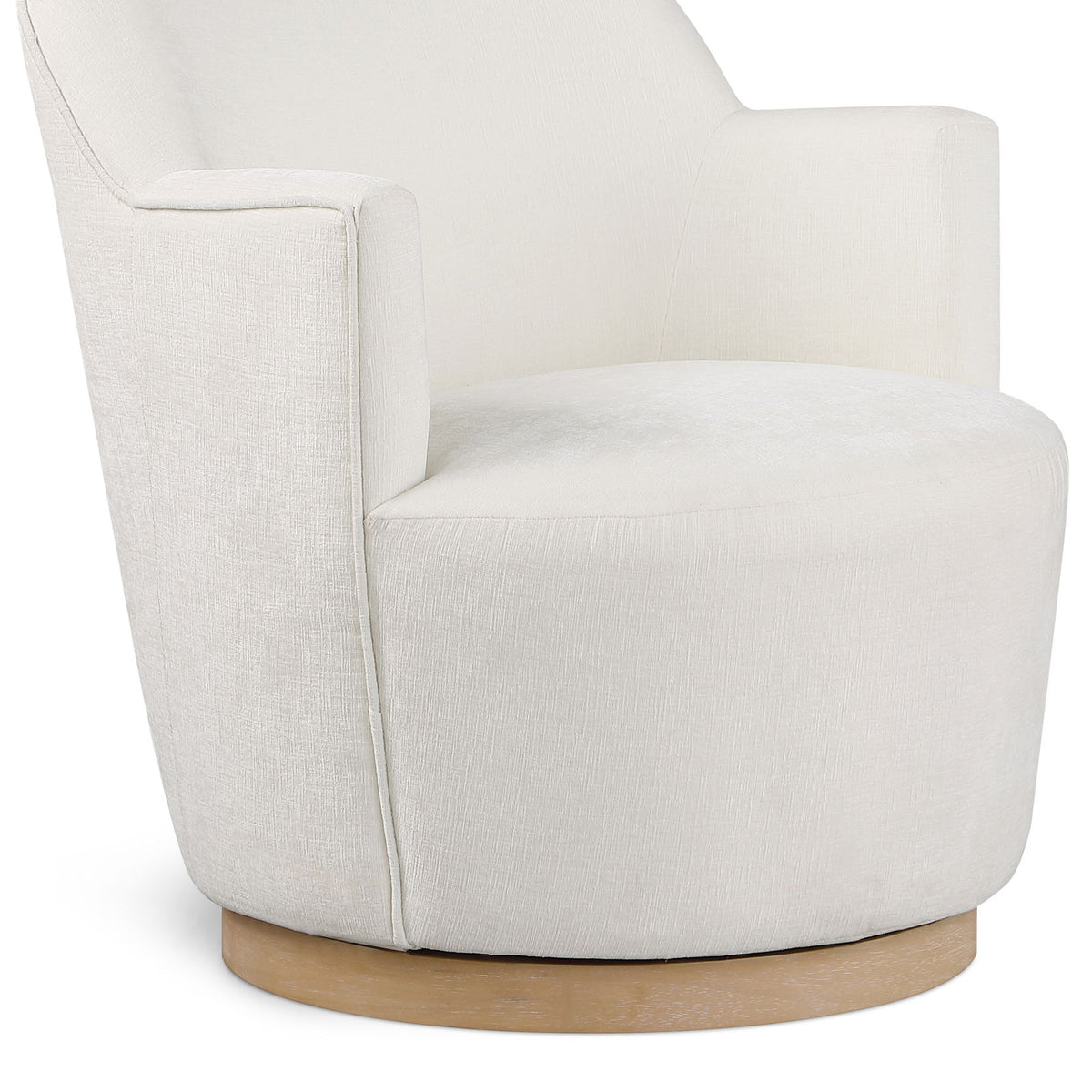 Clarita - Chenille Swivel Accent Chair