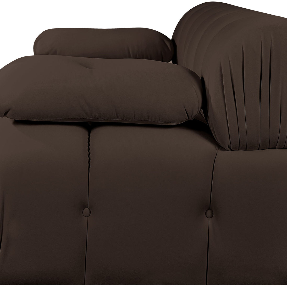 Orin - Velvet Performance Fabric Upholstered 2 Piece Modular Sofa