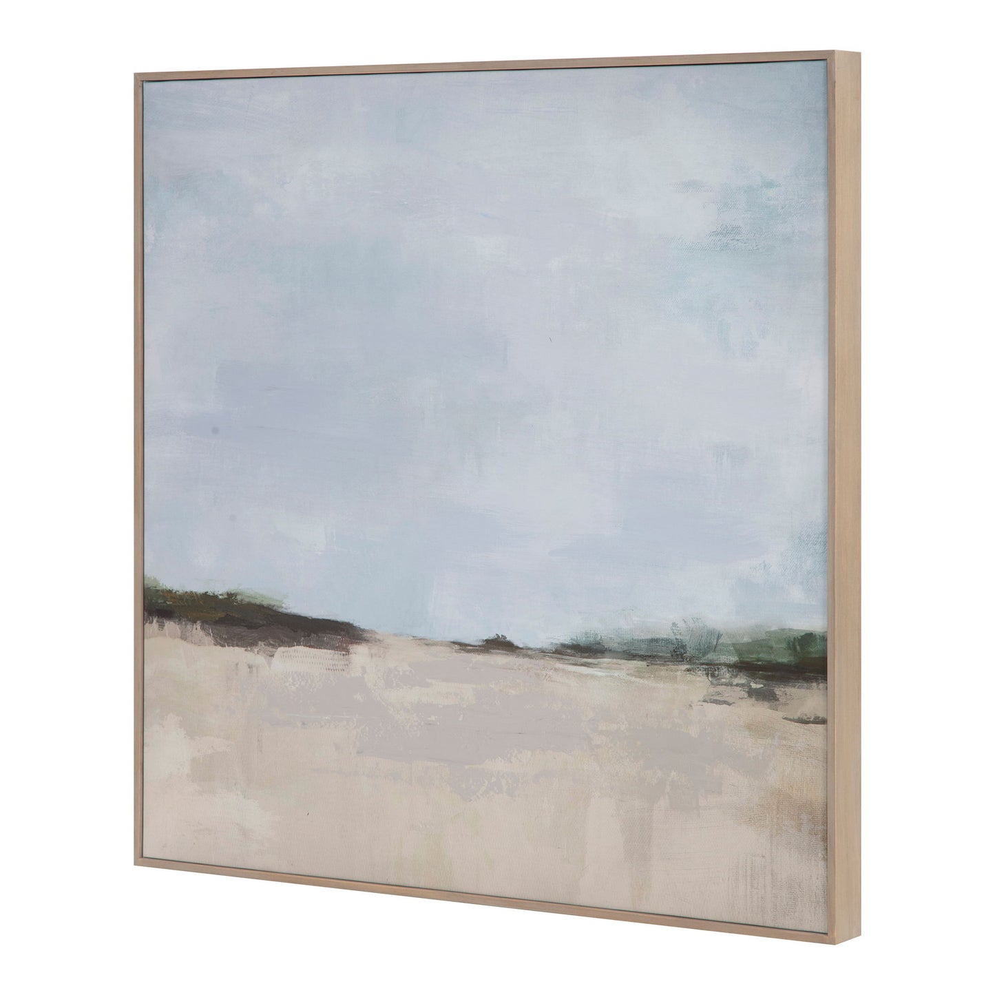 Grasslands - Framed Painting - White