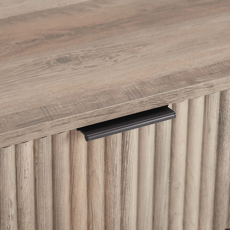 Manhattan Dumbo - Nightstand With Rustic Gray Frame