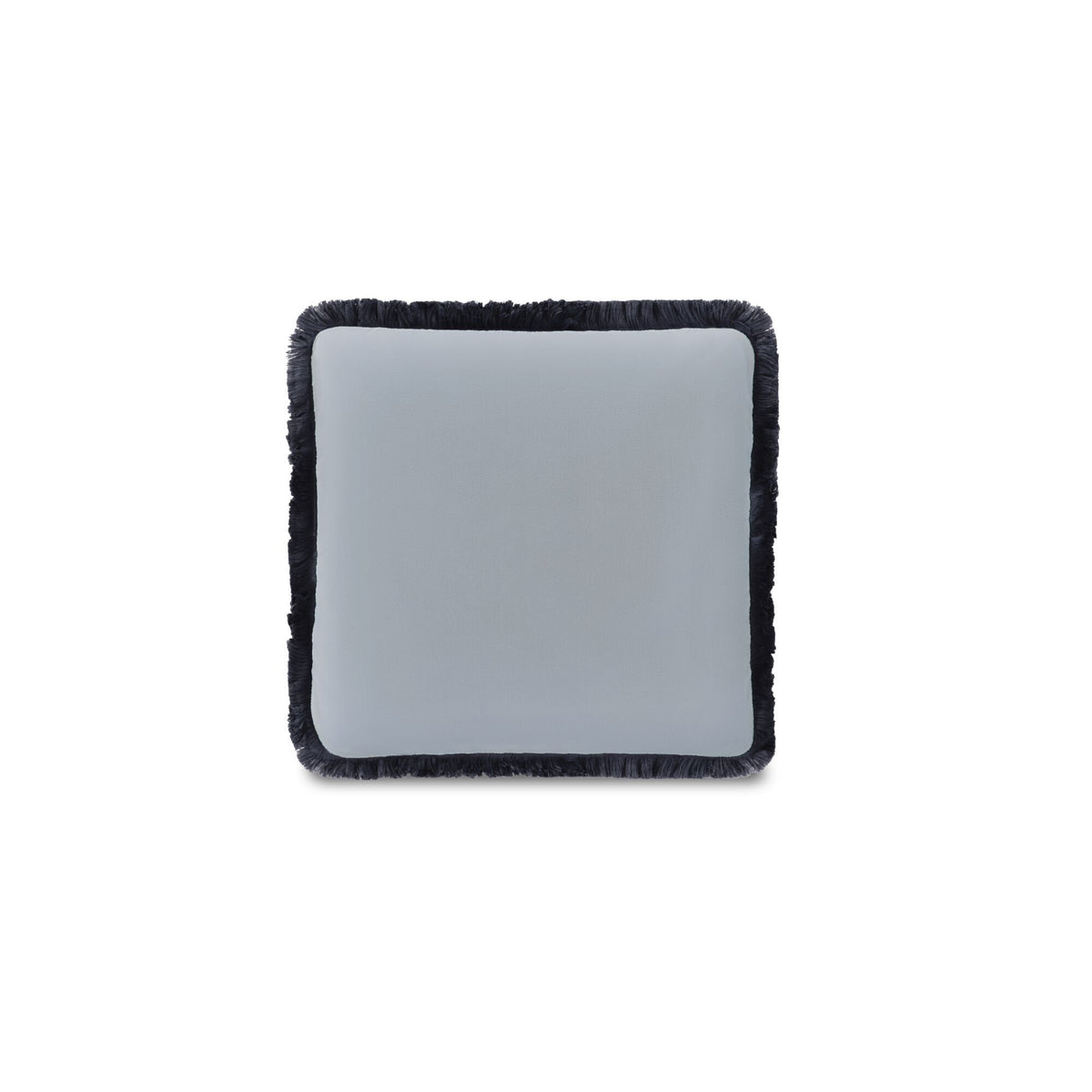 Yasmin - Square Cushion Faux Mohair - Light Blue