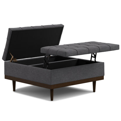 Mariah - Upholstered Lift Top Table Storage Ottoman