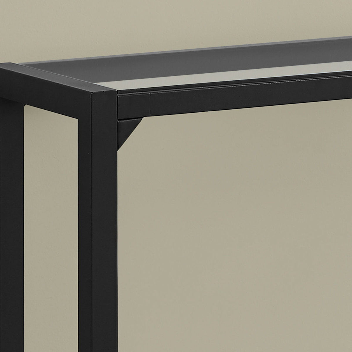 Accent Console Table For Entryway Contemporary - Black