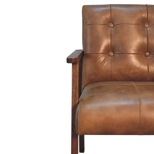 Buffalo - Leather Chair - Brown