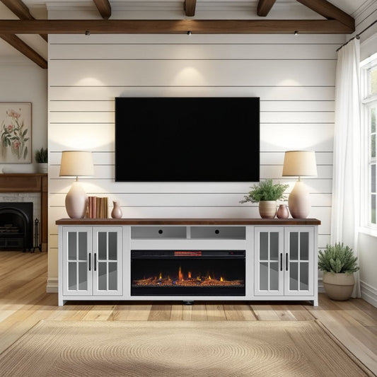 Hampton - Fireplace TV Stand Console