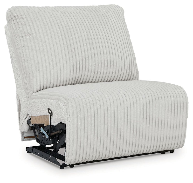 Top Tier - Armless Recliner - Alloy