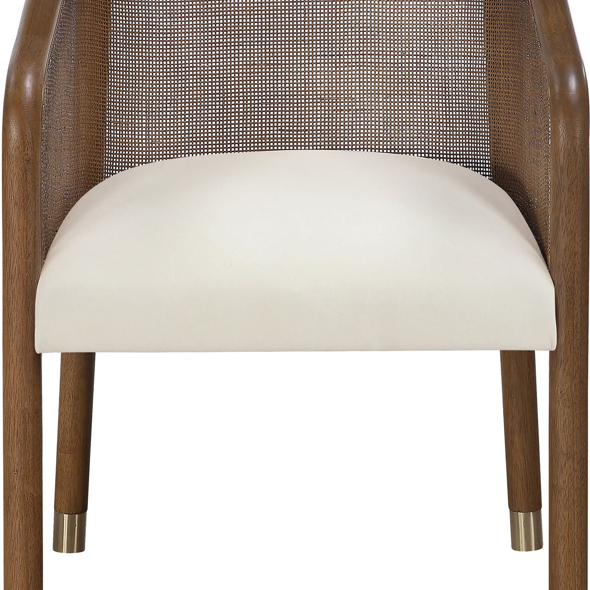 Sylvan - Vegan Leather Dining Chair (Set of 2) - Brown Frame