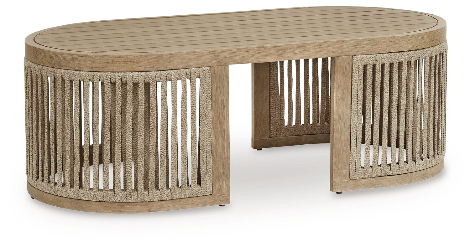 Serena Shores - Beige - Rectangular Cocktail Table