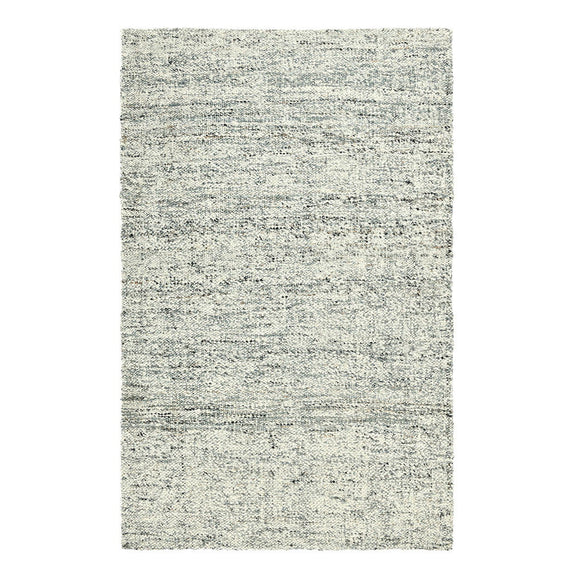 Flatweave area rug, medium light gray with speckled, woven look