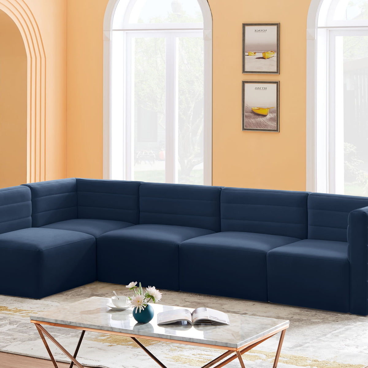 Quincy - 5 Piece Modular Sectional
