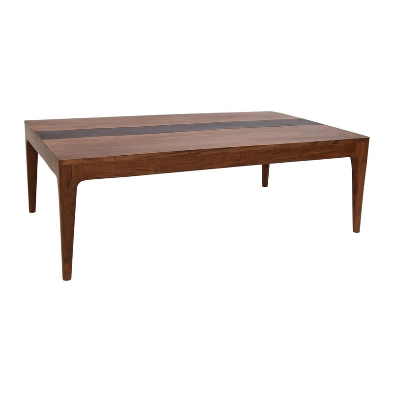 Wood Dining Table - Natural Wood / Brown