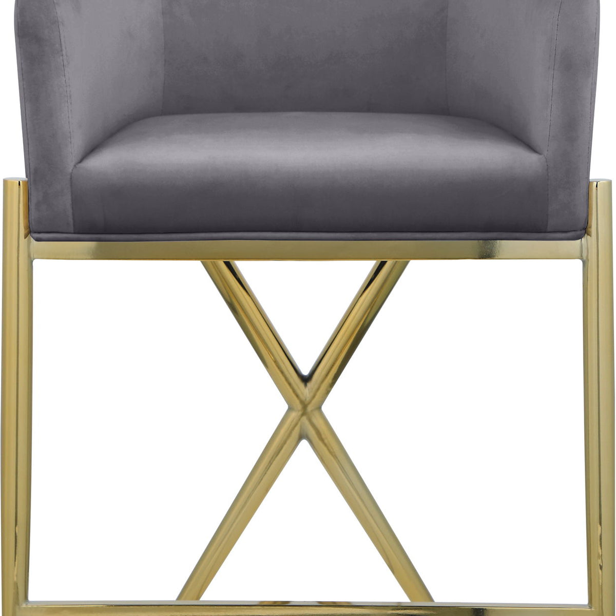 Xavier - Counter Stool with Gold Legs