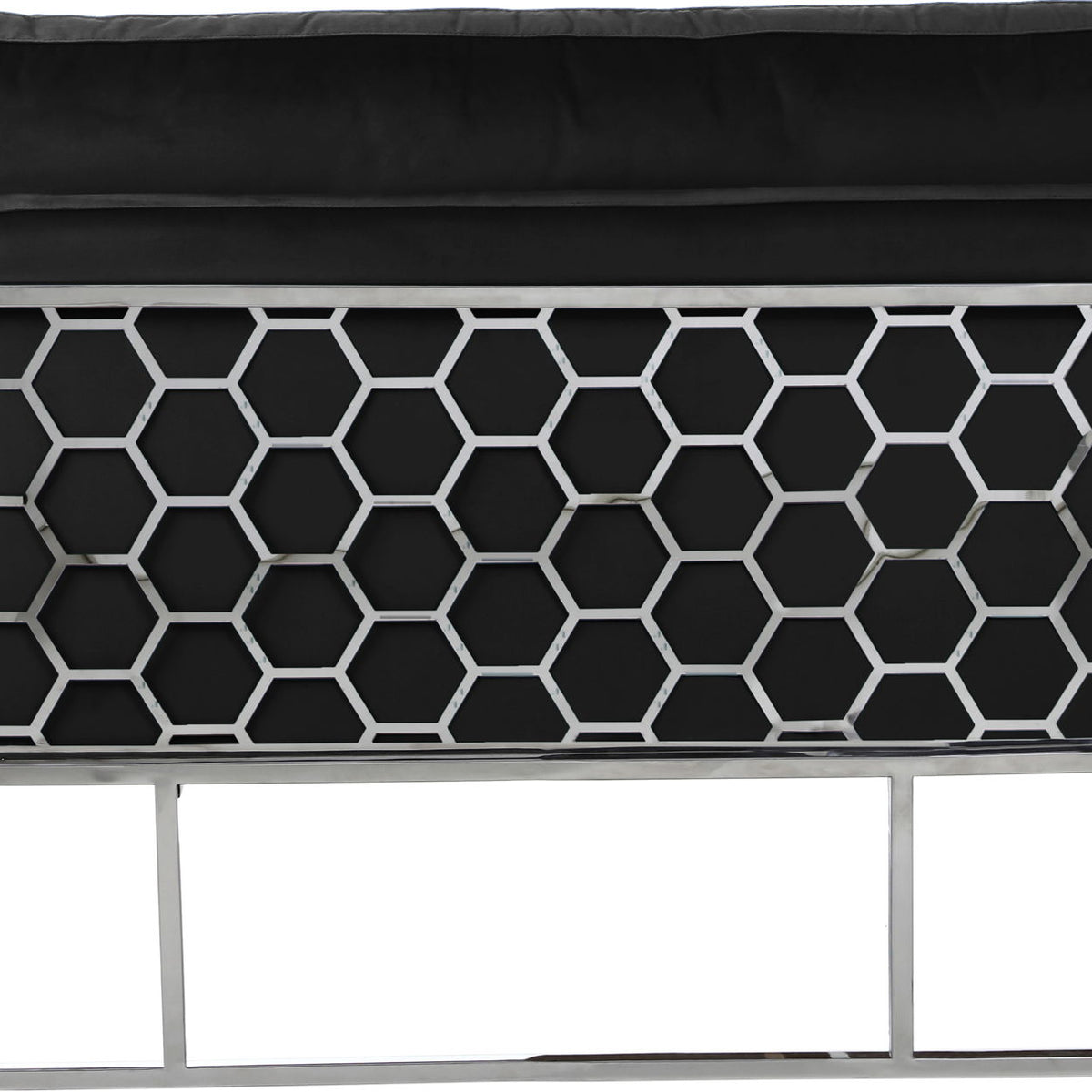 Casa - Loveseat with Chrome Legs