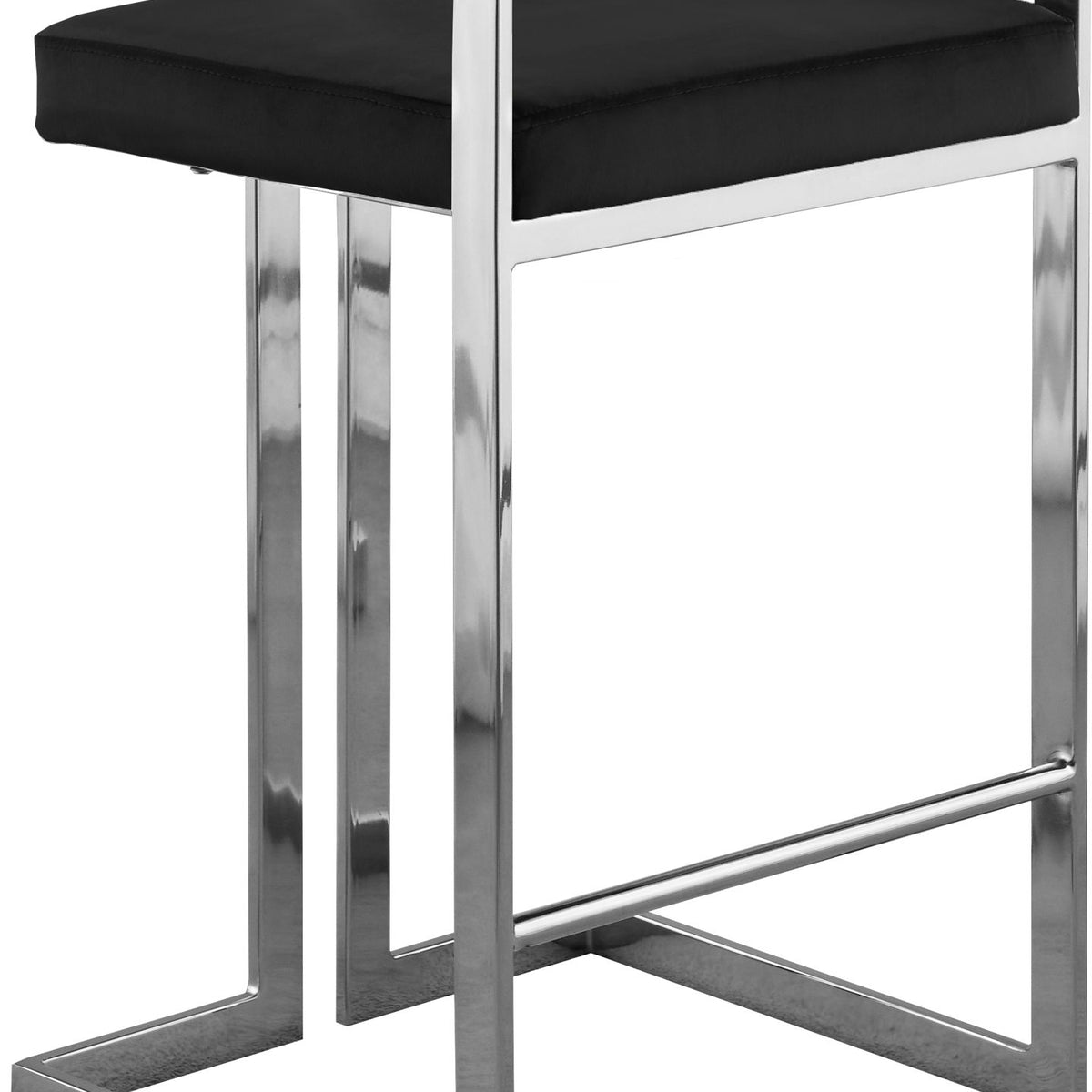 Ezra - Stool with Chrome Legs (Set of 2)