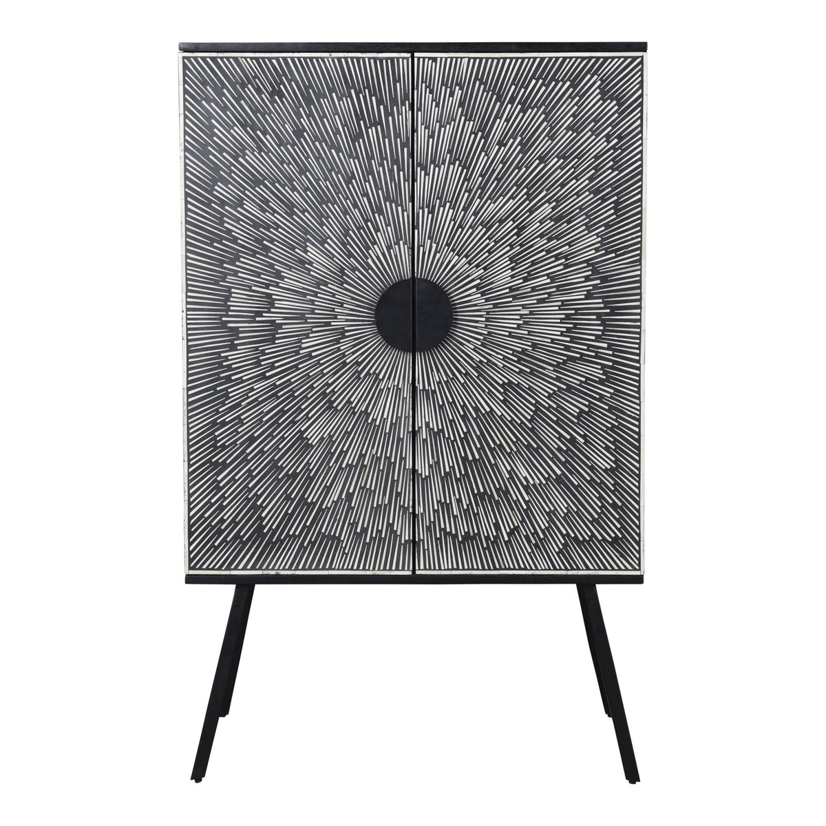 Sunburst - Wine Cabinet - Charcoal