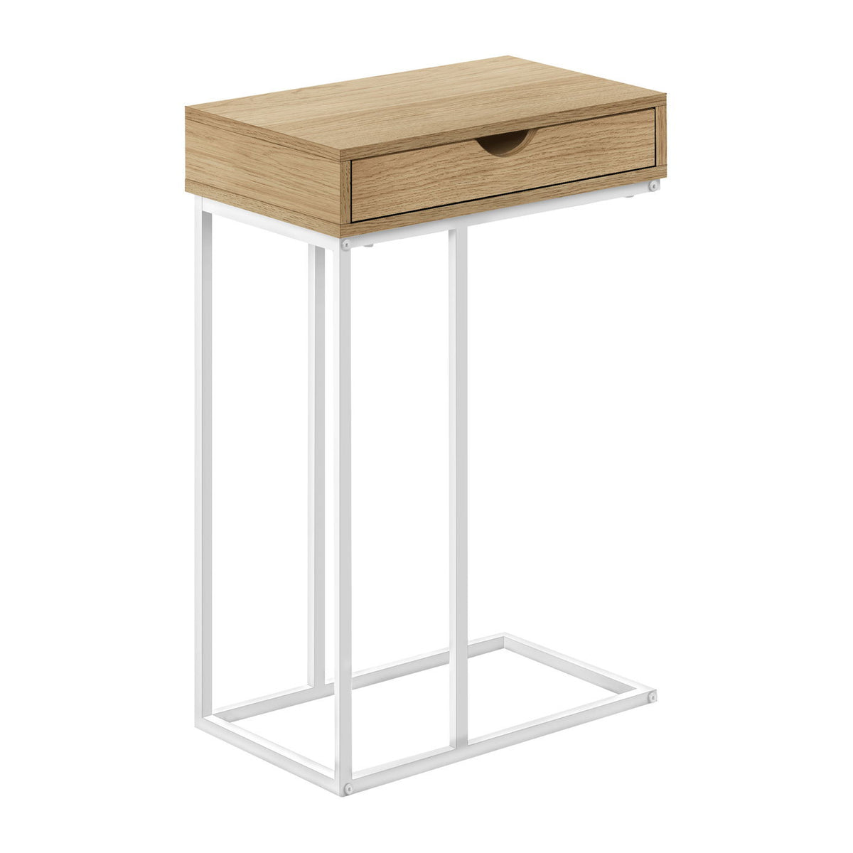 Accent Table, C - Shaped Contemporary & Modern Design