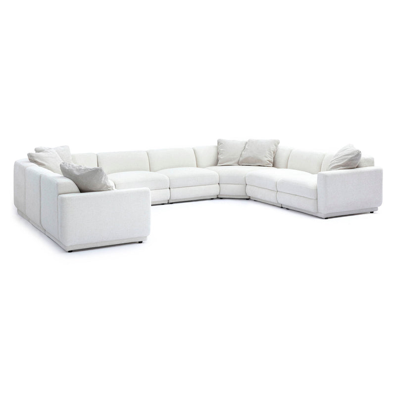 Perry - Modular Large U-Sectional - Cream