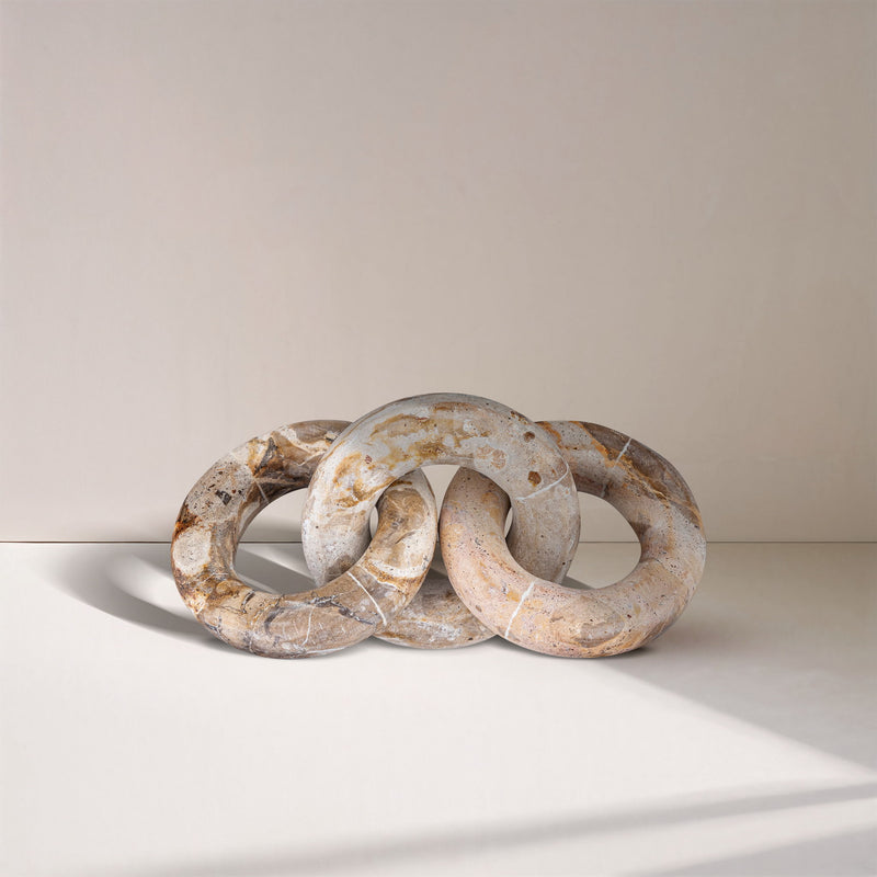 Rings - Marble Decorative Chain Links