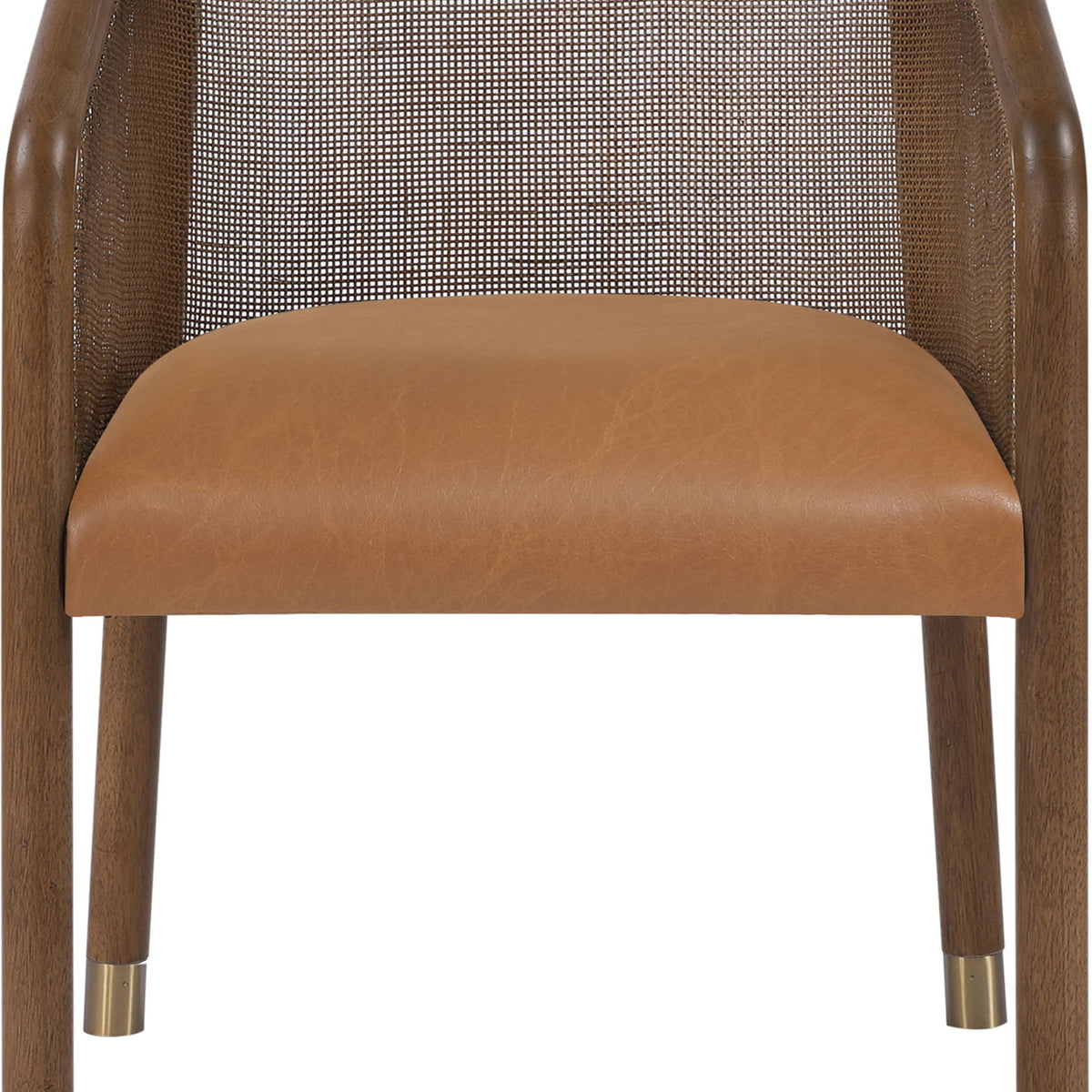 Sylvan - Vegan Leather Dining Chair (Set of 2) - Brown Frame