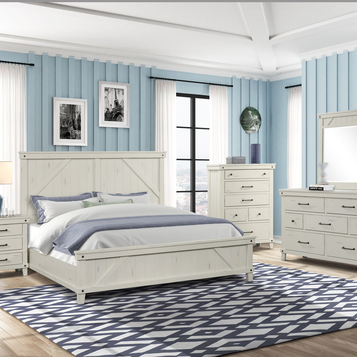 Industrial Farmhouse Bed