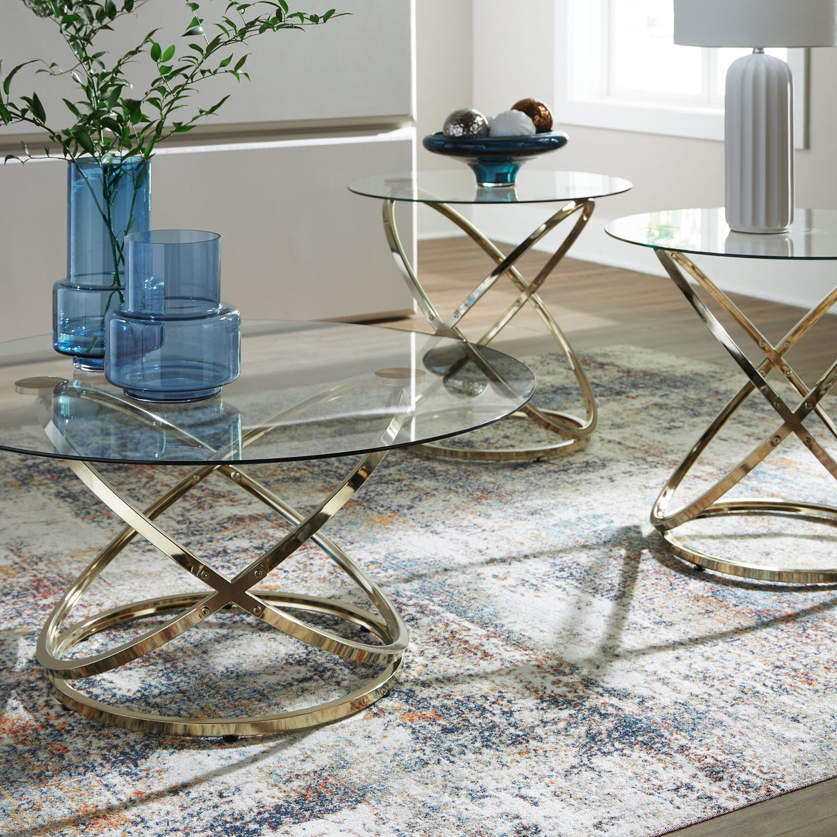 Crimonti - Occasional Table Set (Set of 3) - Champagne