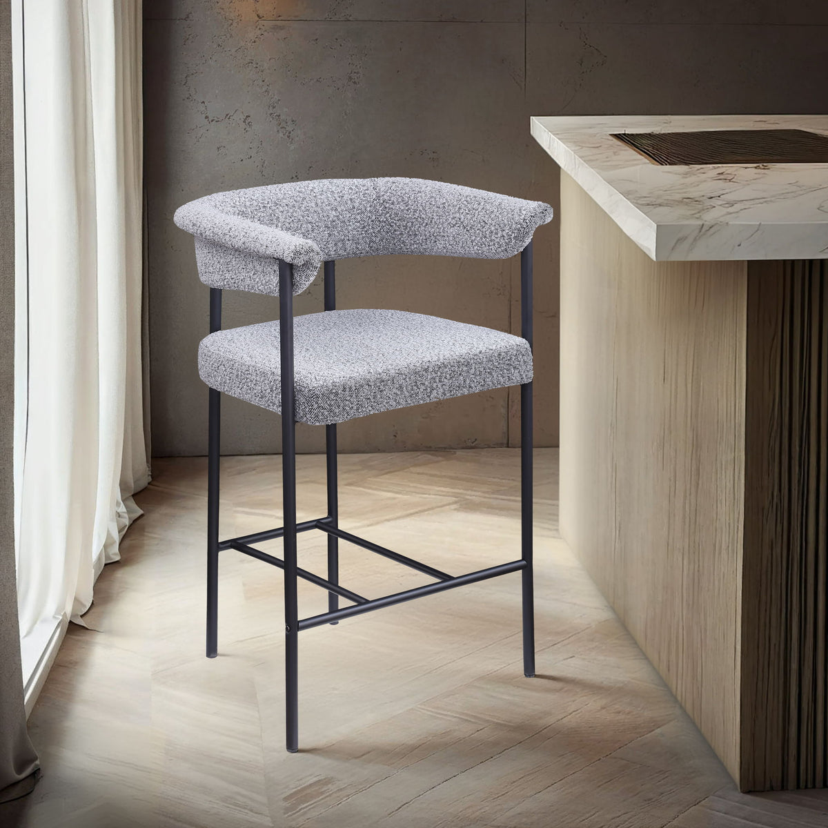 Malin - Boucle Counter Stool (Set of 2)