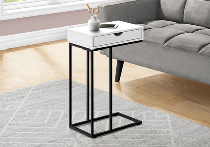 Accent Table, C - Shaped Contemporary & Modern Versatile Design