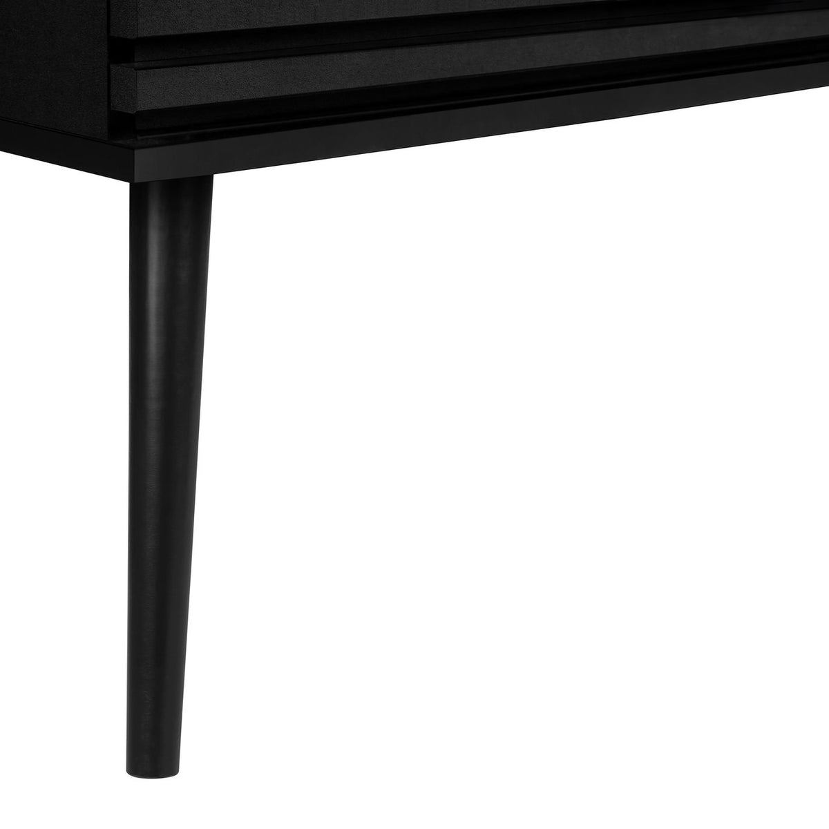 TV Stand, Media Entertainment Center, Storage Cabinet, Console, Storage Shelves, Bedroom, Living Room, Contemporary, Modern - Black