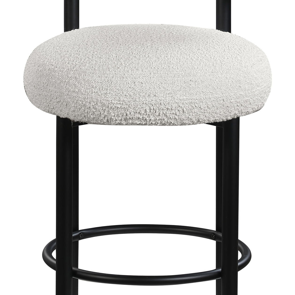 Bordeaux - Stool With Black Legs (Set of 2)
