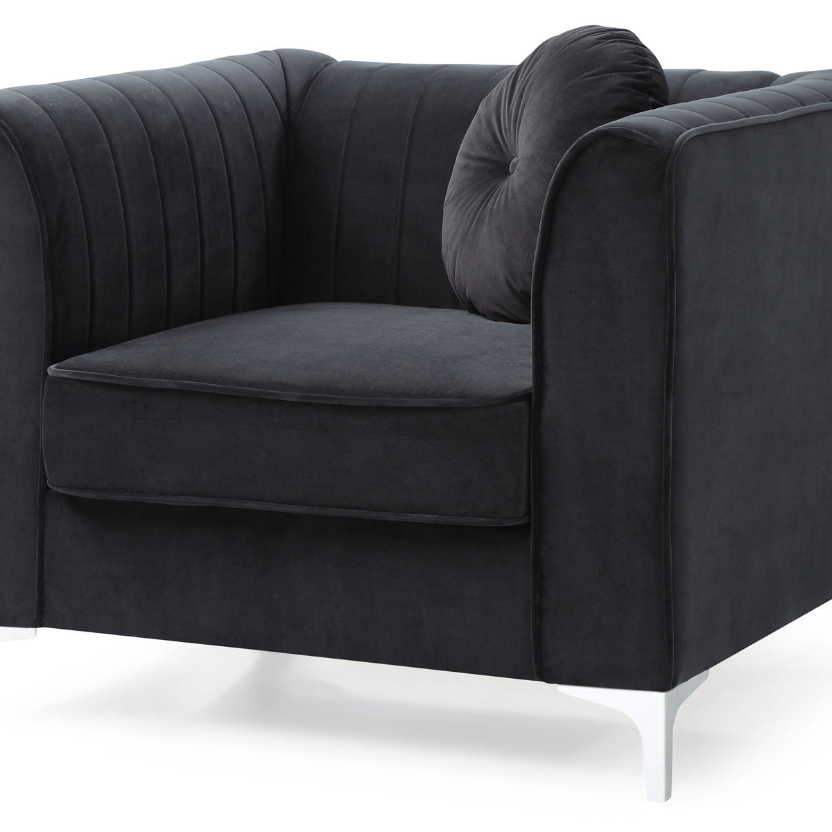 Contemporary Sloped Armchair