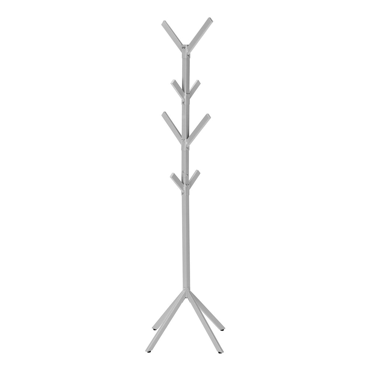 Coat Rack, Hall Tree, Free Standing, 8 Hooks, Entryway, Contemporary & Modern