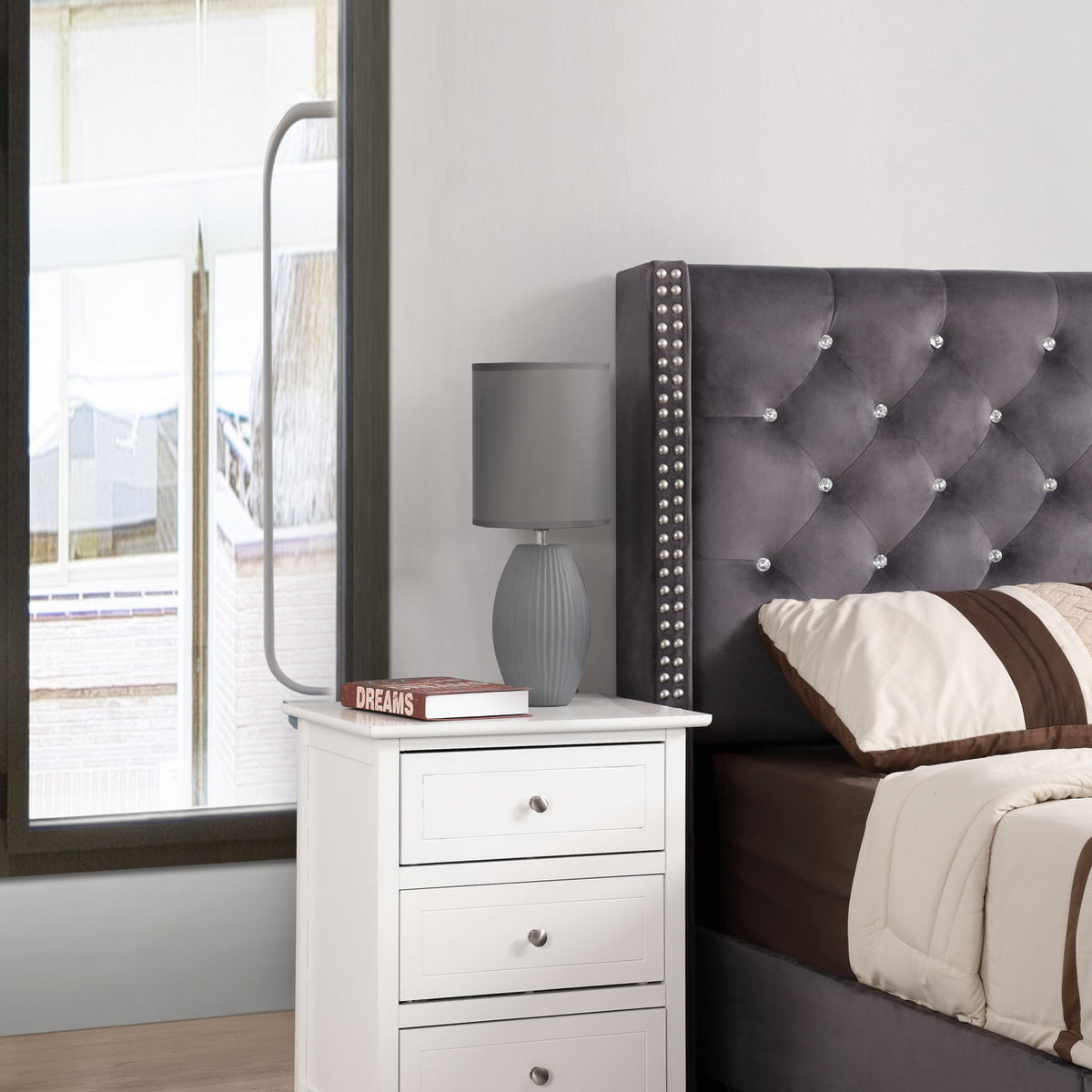 Daniel - 3 Drawer Nightstand