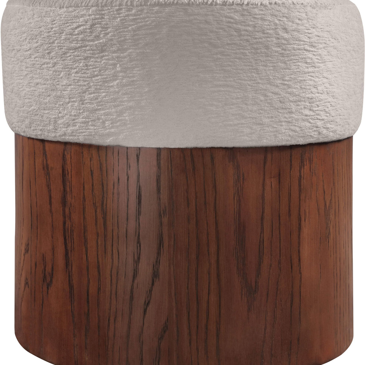 Nimes - Ottoman / Stool With Brown Base