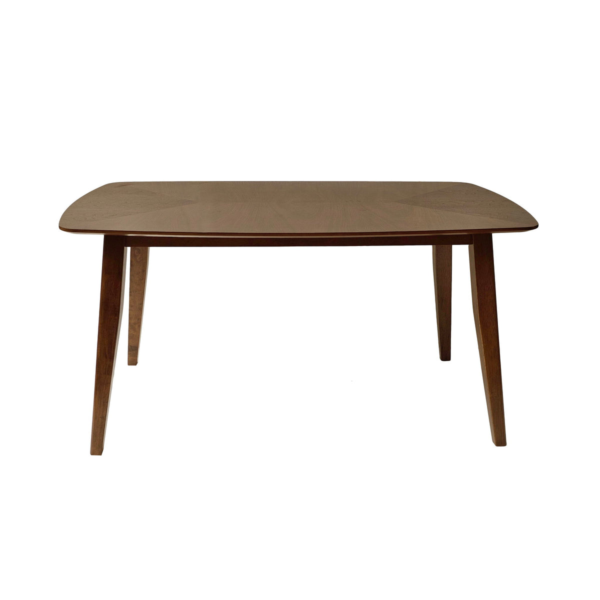 7 Piece Mid - Century Dining Set With Upholstered Dining Chairs, Dining Table