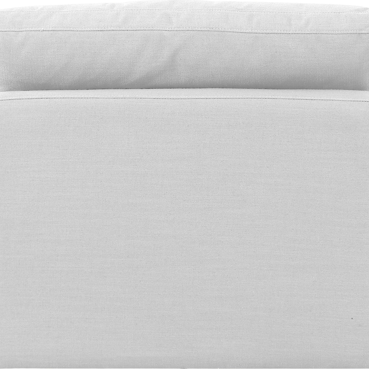 Indulge - Linen Armless Chair - White