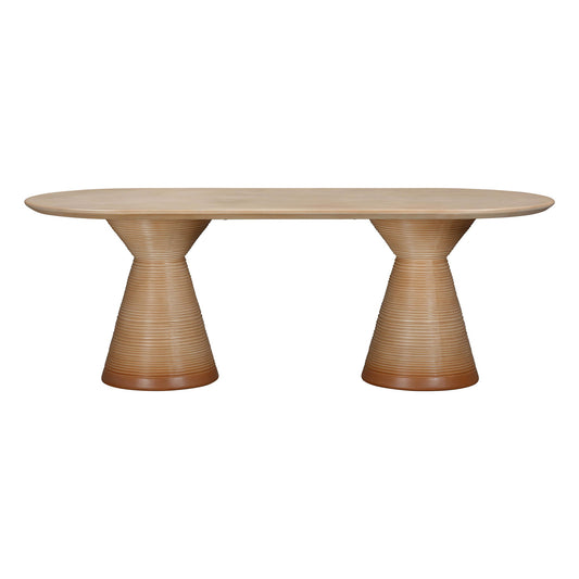 Fassa - Oval Indoor / Outdoor Dining Table - Terracotta
