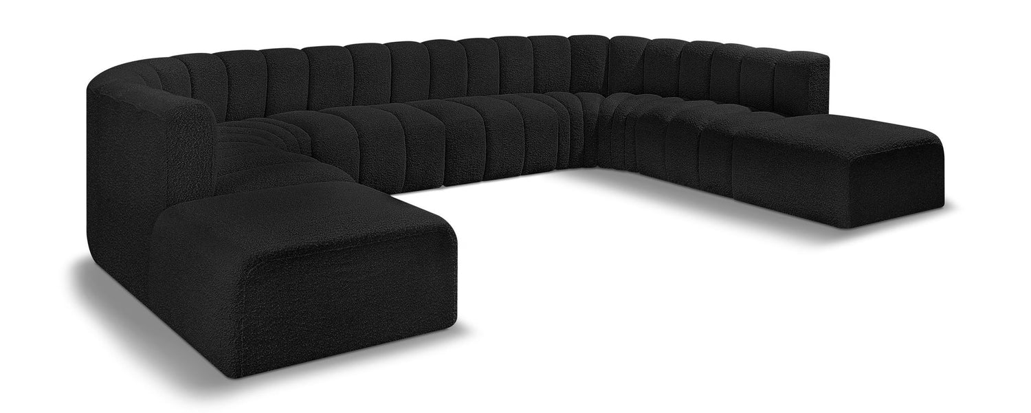 Arc - Boucle Fabric Modular Sectional