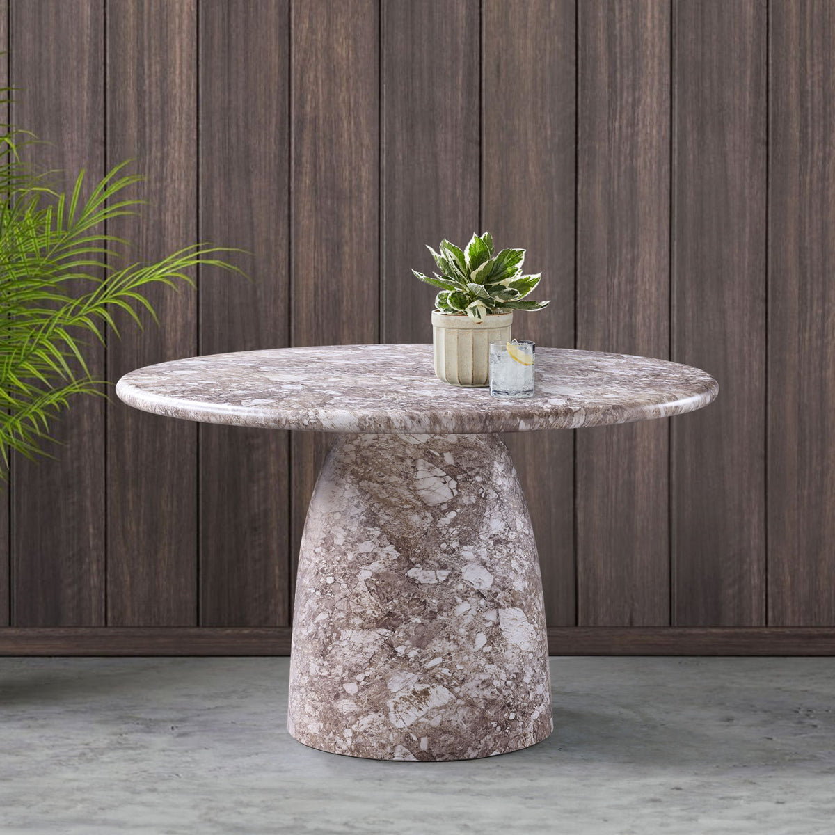 Cosenza - Round Concrete Dining Table