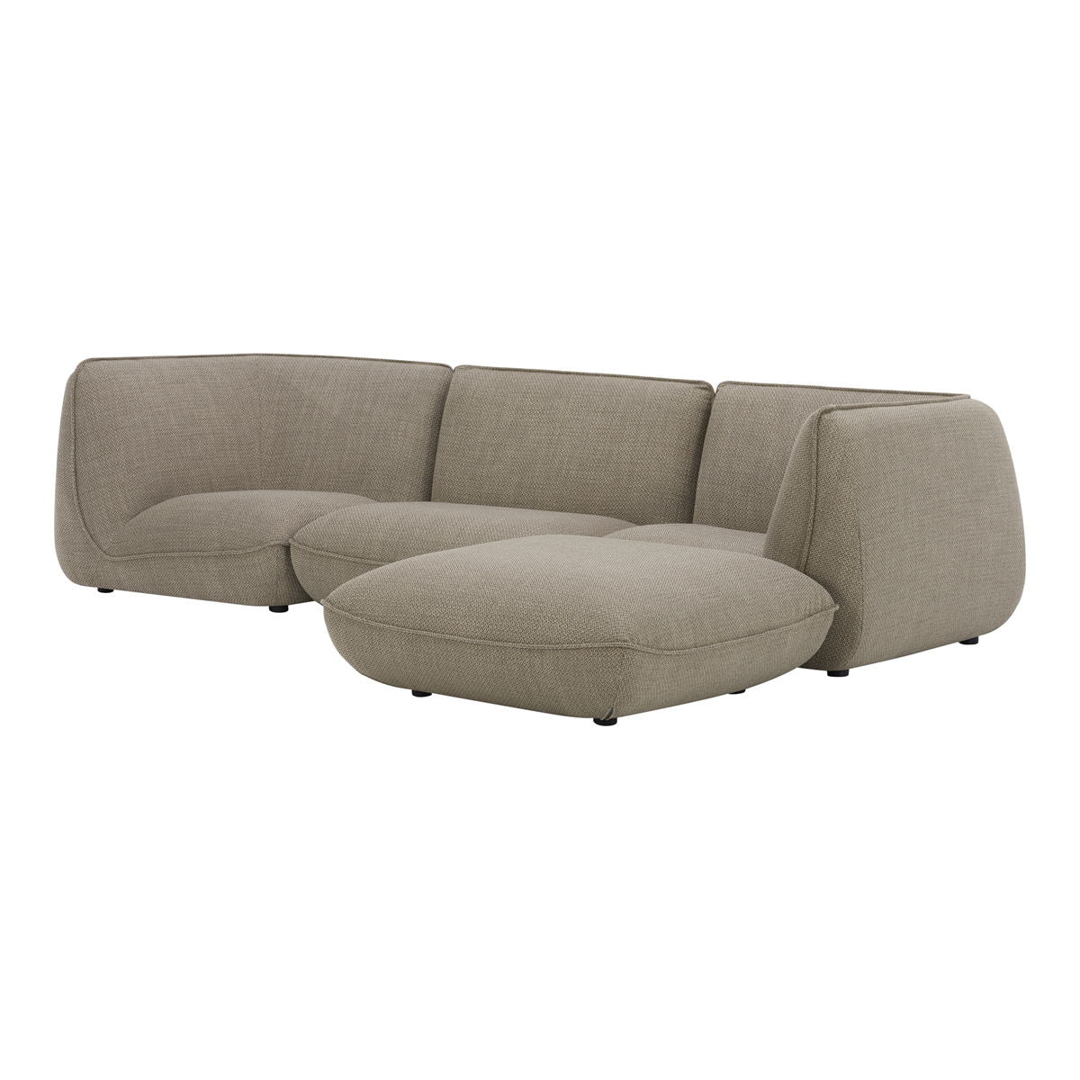 Zeppelin - Lounge Modular Sectional - Dark Gray