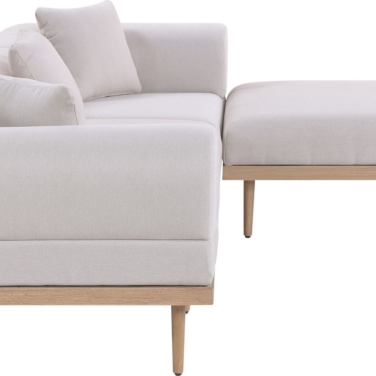 Laguna - 4 Piece 106.5" Upholstered Outdoor Patio Modular Sectional